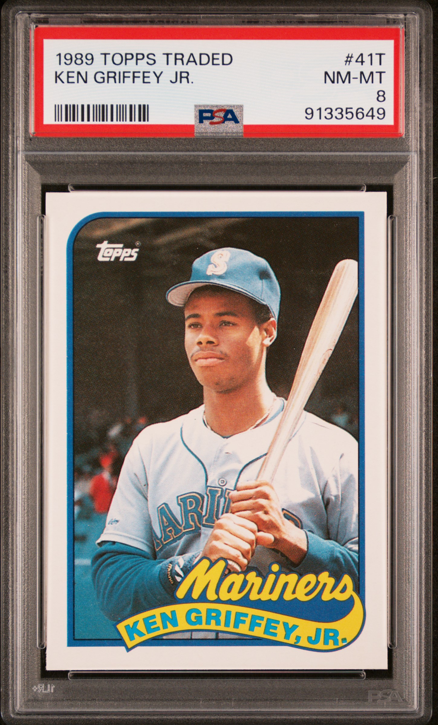 1989 Topps Traded Ken Griffey Jr. #41T Nm-Mt 8 front