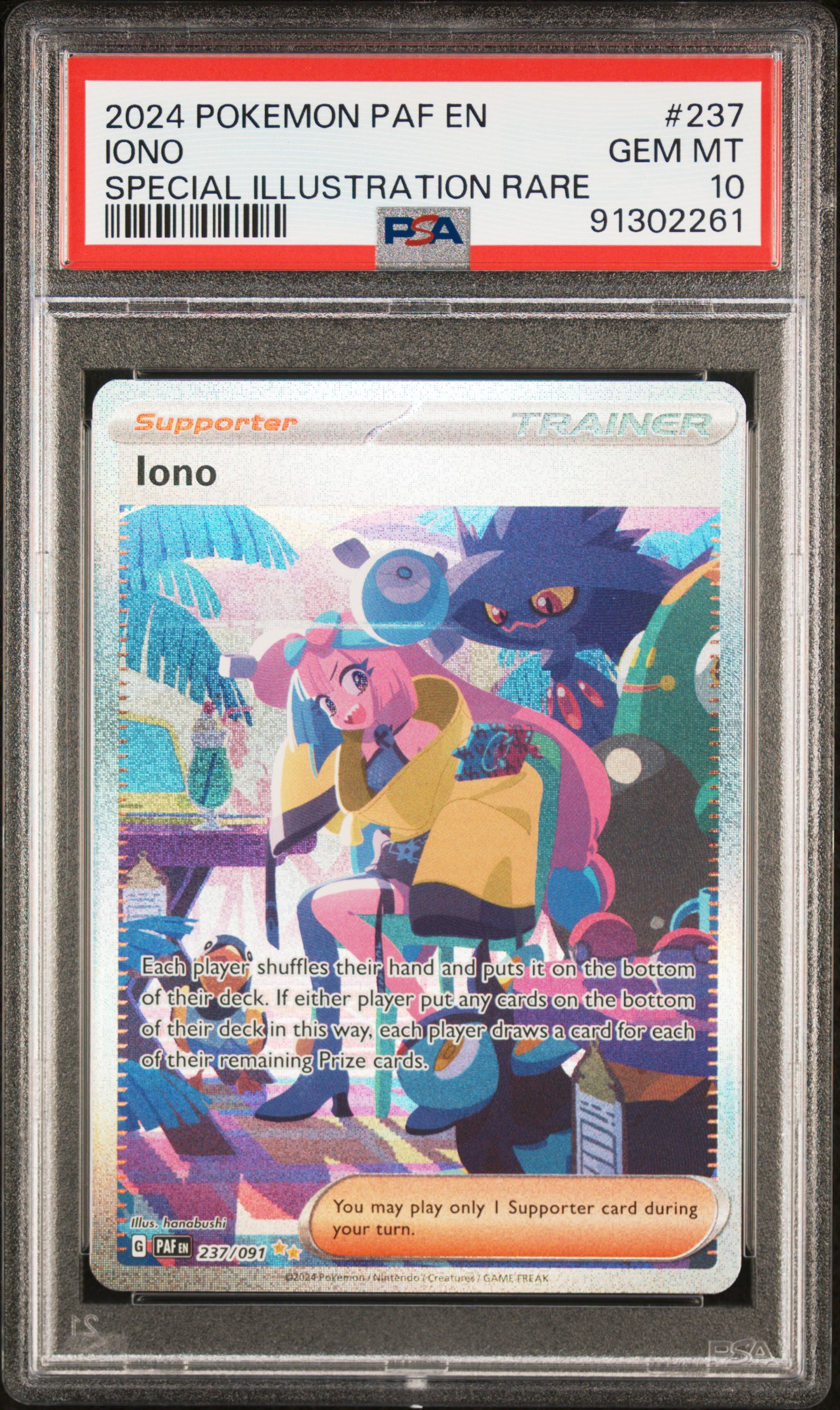 2024 IONO POKEMON PAF EN-PALDEAN FATES SPECIAL ILLUSTRATION