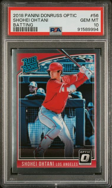 2018 Panini Donruss Optic VARIATION #56 Shohei Ohtani front