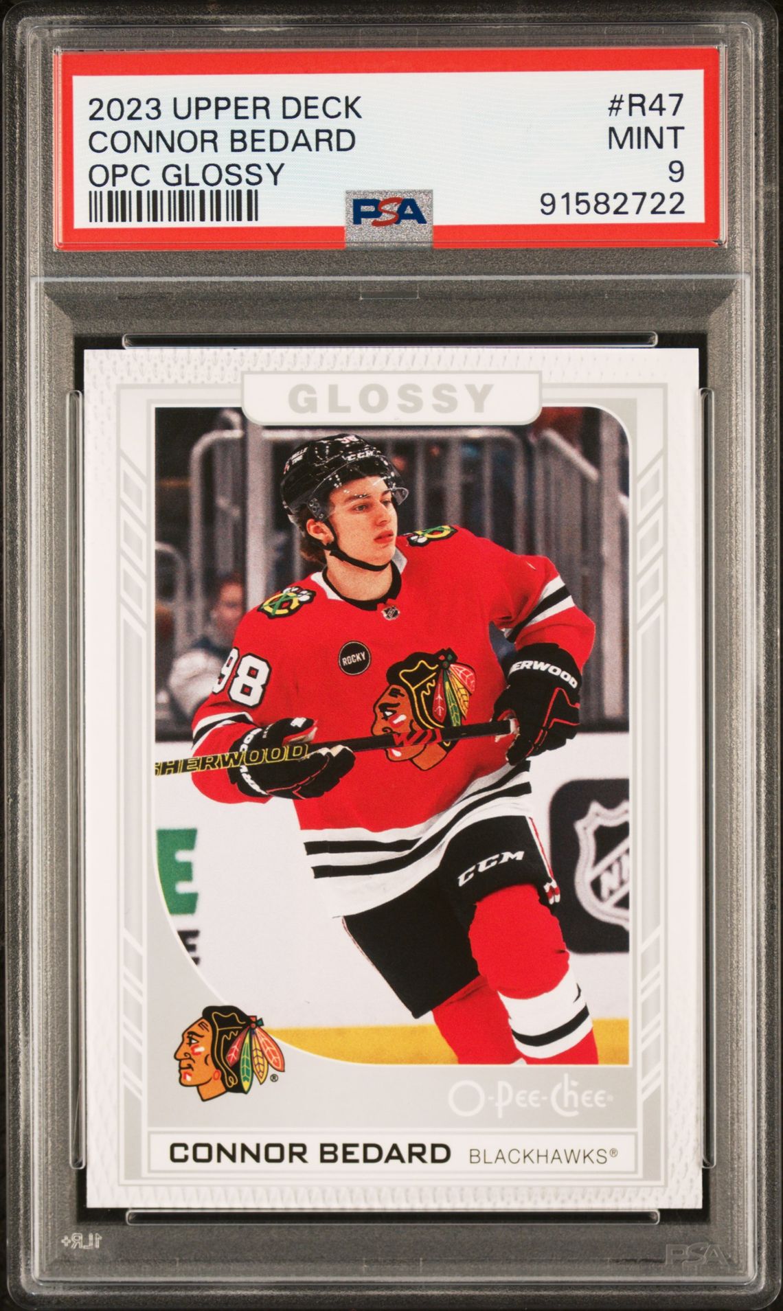 2023 Upper Deck Upper Deck O-Pee-Chee Glossy #R47 Connor Bedard front