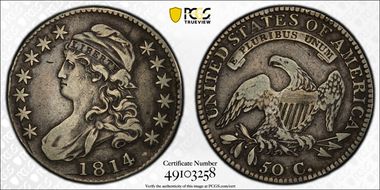 1814/3 50C O-101a VF25