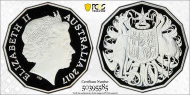 2017 50C Silver PR70DCAM
