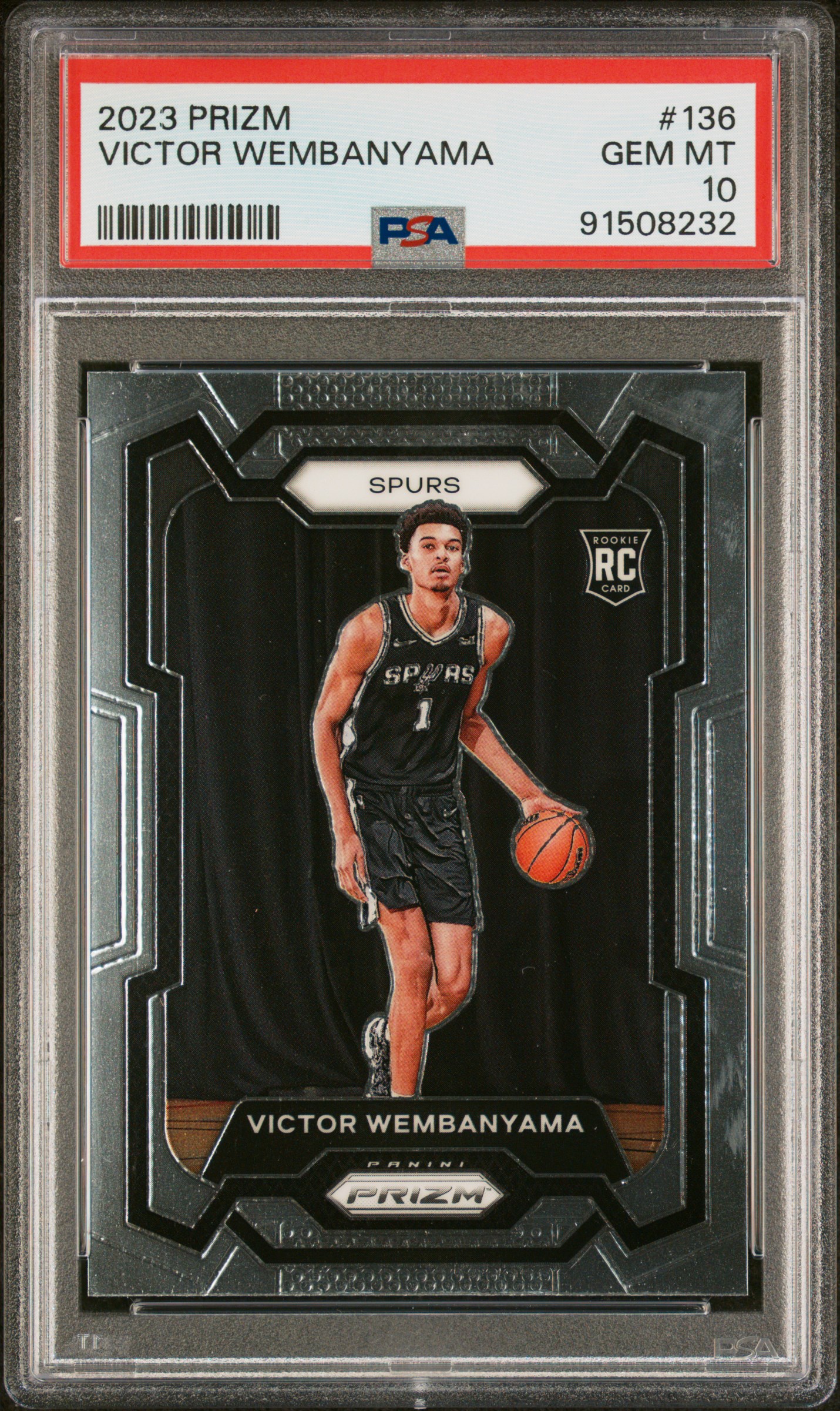 2023 Panini PANINI PRIZM #136 Victor Wembanyama front