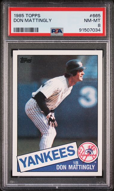 1985 Topps TOPPS #665 Don Mattingly front