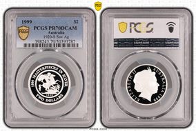 1999 $2 1920-S Sov Ag PR70DCAM