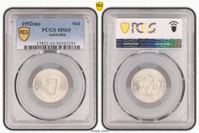 1952(m) Shil KM-46  Ag MS65