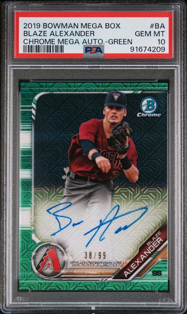 2019 Bowman Green Blaze Alexander front