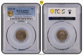 1932-M 5C MS65+