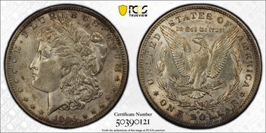 1895-O $1 AU58+
