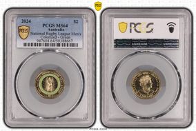 2024 $2 National Rugby League Men's Colorized - Green MS64