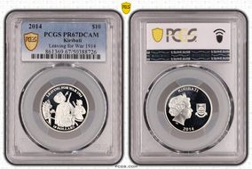 2014 $10 Leaving for War 1914 PR67DCAM