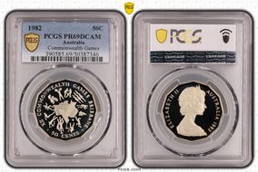 1982 50C Commonwealth Games PR69DCAM