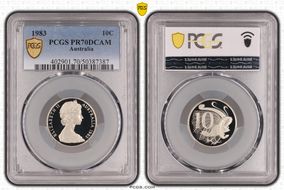 1983 10C PR70DCAM