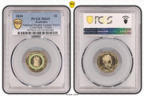 2024 $2 National Rugby League Men's Colorized - Green MS65