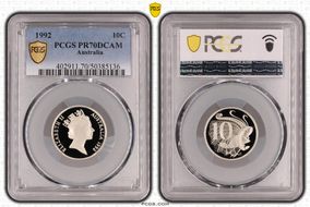 1992 10C PR70DCAM