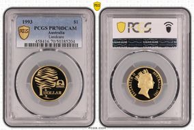 1993 $1 Landcare PR70DCAM