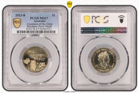 2023-B $1 Creatures of the Deep  Brisbane Privy Mark MS67