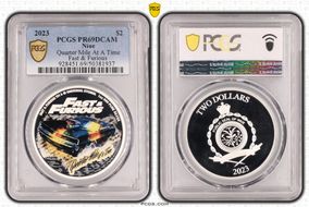 2023 $2 Quarter Mile At A Time Fast & Furious PR69DCAM