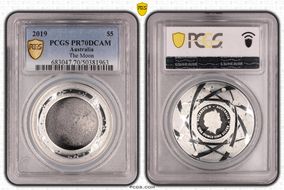2019 $5 The Moon PR70DCAM