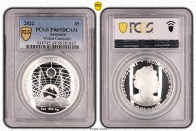 2022 $5 Wallal Centenary PR69DCAM