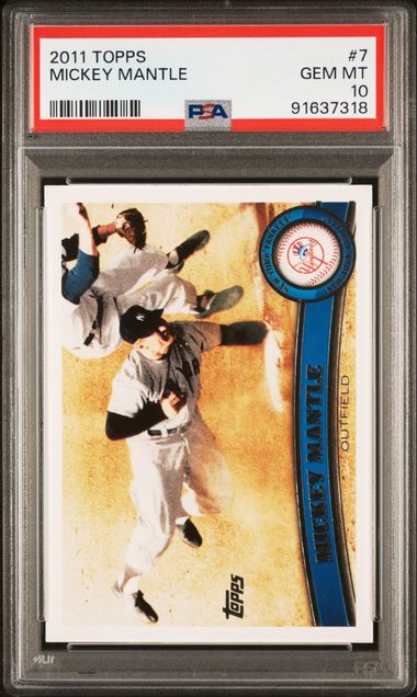 Topps Mickey Mantle front
