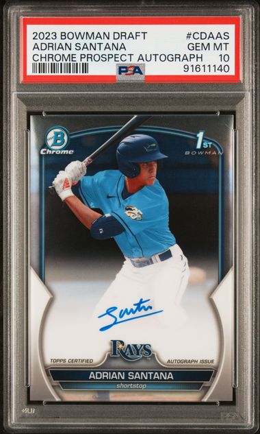 2023 Bowman Bowman Draft Chrome #CDA-AS Adrian Santana front