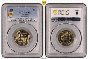 2017 $1 Milne Bay MS67