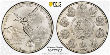 2015-Mo Onza Libertad Ag MS69