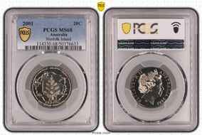 2001 20C Norfolk Island MS68