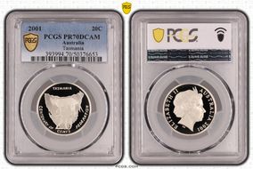 2001 20C Tasmania PR70DCAM