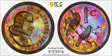 1966 1C Afrikaans PR64BN