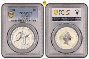 1994 $10 Flack Matte PR70