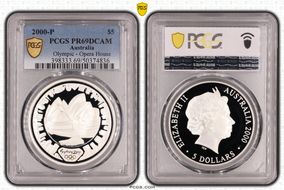 2000-P $5 Olympic - Opera House PR69DCAM