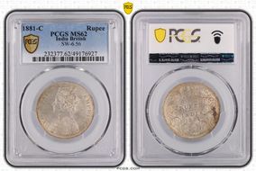 1881-C Rupee SW-6.56 MS62