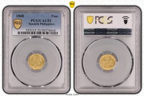 1868 Peso AU53