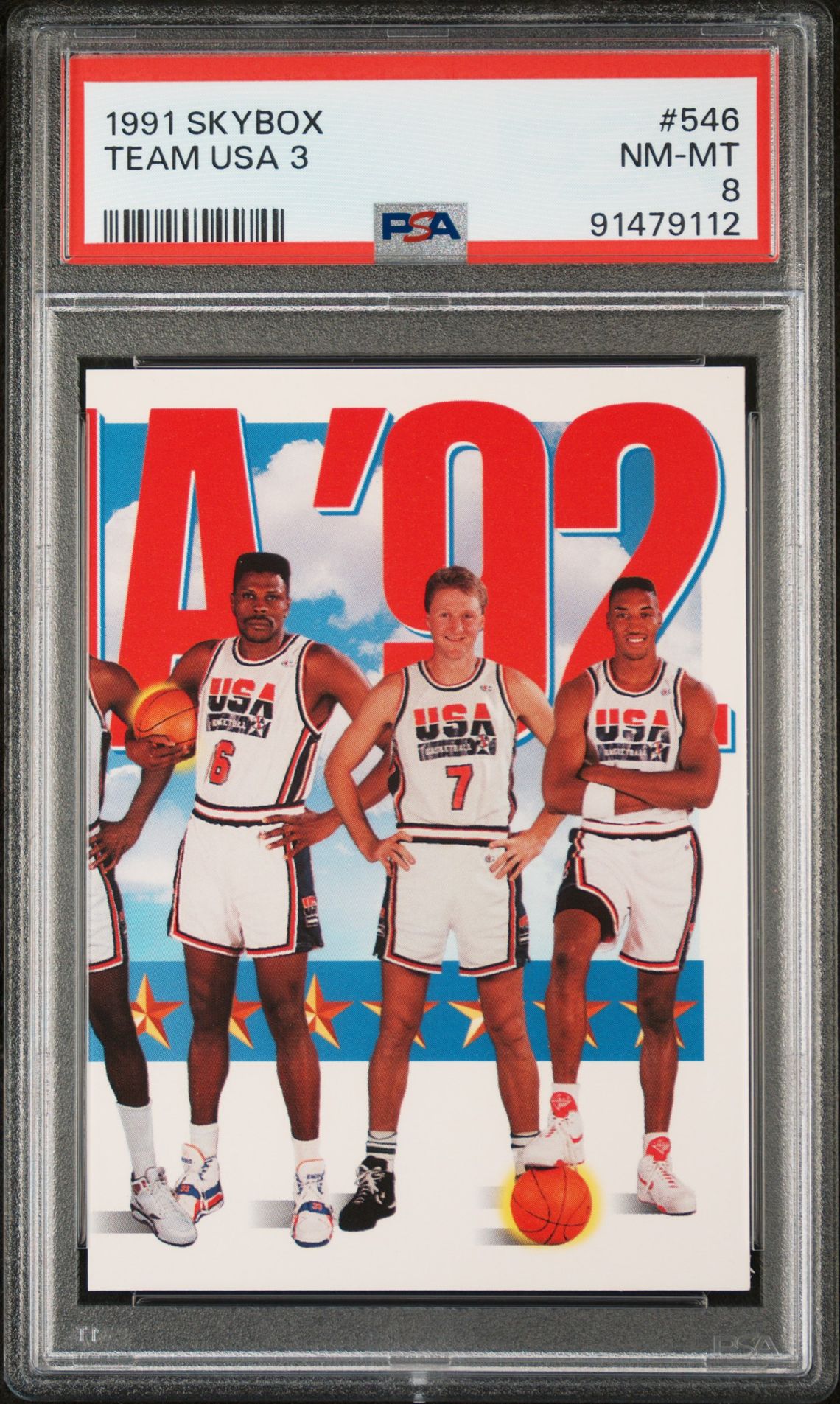 1991 SkyBox SKYBOX #546 Team Usa 3 front