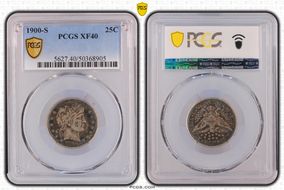 1900-S 25C XF40