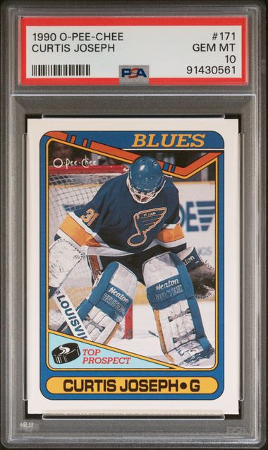 1990 Upper Deck O-Pee-Chee #171 Curtis Joseph front