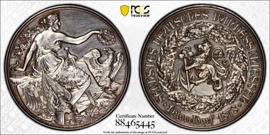 1878 Medal  Peltzer-1027 Düsseldorf Ag SP63