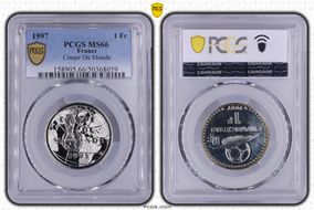 1997 1 Fr Coupe Du Monde MS66