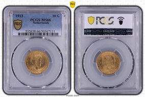 1913 10 G KM-149  Au MS66