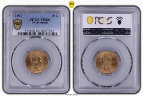1927 10 G KM-162  Au MS66