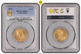 1876 10 G KM-106  Au MS67