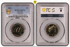 2003 $1 Volunteers MS70