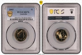 2003 $2 MS70