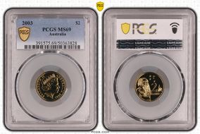 2003 $2 MS69