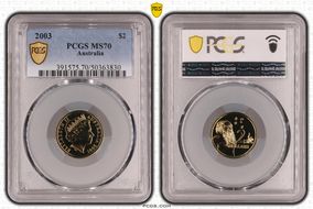 2003 $2 MS70