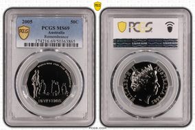2005 50C Remembrance MS69
