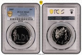2005 50C Remembrance MS69