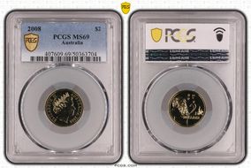 2008 $2 MS69